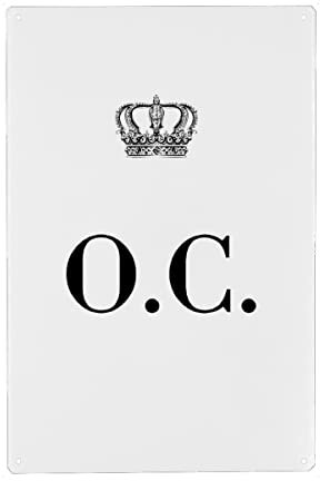 artboxONE Metall-Poster 30x45 cm Schwarzweiß King OC von Künstler AB1 Edition