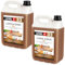 LEVEL PLUS Huile de lin 10 l, protection du bois, double cuisson, entretien du bois, huile pour bois, séchage rapide, protection naturelle du bois, sans résine RM33