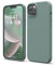 elago Liquid Silicone Case Kompatibel mit iPhone 14 Plus Hülle (6.7), Hochwertiges Silikon, Ganzkörperschutz - 4 Schichten stoßfeste Handyhülle, kratzfestes weiches Mikrofaserfutter (Nachtgrün)