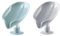 VOANZO Lot de 2 porte-savon à ventouse avec drainage pour salle de bain en forme de feuille
