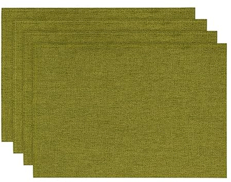 Artoid Mode Grün Platzsets 4er Set, 30x45 cm Saisonnal Urlaub Tischsets Esstisch Platzdeckchen Küche Party Deko