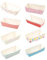 Pan de pan de papel 100pcs 3.15x1.18x1.38 pulgadas Alimento Grado Bandeja para hornear resistente al calor Rectangular Impermeable impermeable Muffin Muffin Cake Bans Mini Pan Pans de pan de pan de p