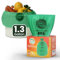 Lot de 100 petits sacs à compost compostables pour comptoir de cuisine, 1,2, 1,3, 1,75 gallon, ASTM D6400, US BPI et Europe OK Compost Home