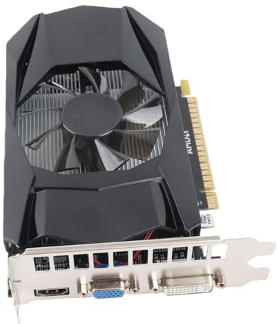 Scheda Grafica Radeon HD7670 GDDR5 da 4 GB, GPU da Gioco Ad Alte Prestazioni con Interfaccia a 128 Bit, PCI Express X16 2.1, Supporto DirectX 11