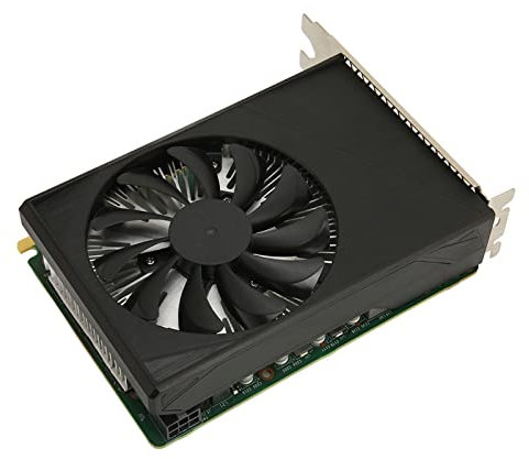 XTevu Graphics Card Gtx1660S, Graphics Card for Gaming Computer Business Desktop Tower, 6G GDDR6 Single Fan 192Bit 8K HDR Gaming Graphics Card for Desktop