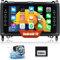 CAMECHO Android 13 Autoradio mit Navi für Mercedes Benz W169 W245 B160 B170 B180 B200 W639 Vito Viano W906 Sprinter, 8 Zoll Bildschirm mit Mirror Link WiFi FM Bluetooth und USB+Rückfahrkamera