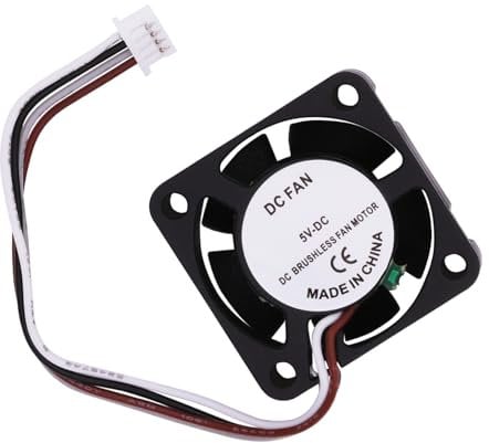 Hotend Cooling Fan for Bambu Lab X1 Series, Dual Ball Bearing Cooling Fan 2510 5V Fan for Bambu Lab X1/X1C/X1E 3D Printer Hotend