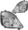 2x Scheinwerfer Frontscheinwerfer H7 Halogen Rechts Links Kompatibel mit Mercedes Benz Sprinter 906 2006-2013 E-Prüf A9068200561 A9068200661