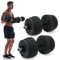 ACTIVE FOREVER 20KG Adjustable Dumbbell Set, Non-Rolling Design, Perfect for Strength Training, Weight Lifting, Bodybuilding, Home, Gym