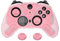 playvital Cover Skin per Xbox Elite Series 2 Core Controller, Custodia Silicone Antiscivolo Gommini per Xbox Elite Series 2 Joystick, Mecha Stellare, Rosa Pesca & Rosa Fiorito