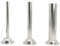 Flewdart 3 piezas tubo para embutir chorizos, embudo para salchichas de acero inoxidable 12/19/32 mm para empujador manual, tubo para embutidora de carne