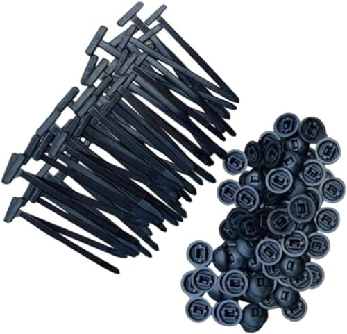 Lot de 100 boucles universelles en nylon pour serre-câbles autobloquants robustes en nylon pour coffres et protections de moteur et réparation quotidienne
