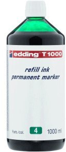 edding Nachfülltinte T 1000 Permanentmarker 1000ml grün