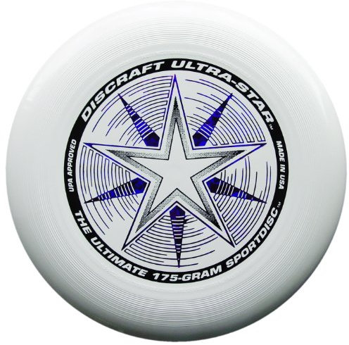 Discraft Ultra Star Sport-Scheibe, 175 g, White with Deluxe Packaging