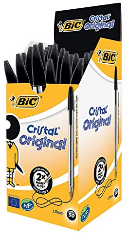 BIC DEUTSCHLAND Kugelschreiber schwarz Cristal Medium 1,0mm
