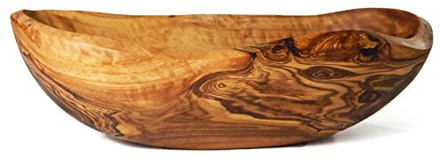 Le Souk Olivique Cuenco de Madera de Olivo rústico