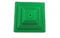Pack of 5 Plastic Fence Post Caps, Green, to fit a 3 75mm Post, Rot Proof. (GT0043). UK Made. Free UK Postage