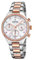 Festina Damen Chronograph Quarz Uhr mit Edelstahl Armband F20403/1