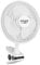 Adler AD 7317 Tischventilator mit Clip, Tragbarer, Klingen Durchmesser 15cm, 2 Geschwindigkeitsstufen, Mini Ventilator, Klein, Weiß, 30W, Einheitsgröße