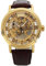 SEWOR Montre mécanique à remontage Manuel avec Squelette Transparent Style Vintage (Or)