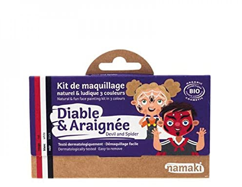 Namaki K3DA19 Schminkset für Kinder, Unisex, Rot, Weiß, Schwarz