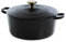 BK Cookware Cocotte en Fonte Émaillée avec Couvercle, adapté à tous les types de cuisinières, induction et four, 28 cm / 6.7L, Pitch Noir