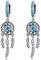 NewL Bohemia Traumfänger-Hängeohrringe für Damen, Boho-Stil, 925er-Sterlingsilber, Schmuckgeschenk, Sterling Silber, Zirkonia