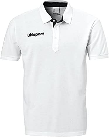 uhlsport Herren Poloshirt Essential Prime Polo Shirt, Weiß/Schwarz, 5XL, 100214909
