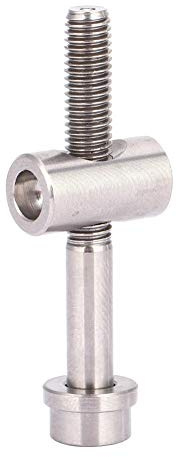 Yosoo Health Gear Bike Seatpost Screw, M5 Titanium Bike Bicycle Seatpost Fixed Round Head Screw with Washer for Bicycle Stem(M5x40mm)