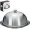 GEEZY Stainless Steel Dome Food Cover with Plate Restaurant Home Cloche Serving Dish