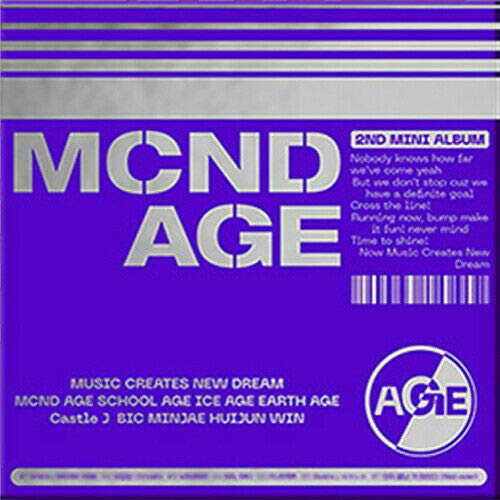 MCND [MCND AGE] 2nd Mini Album GET VER. CD+Photo Book+Sticker+B.Mark+Card+F.Poster(ON PACK) K-POP SEALDED+TRACKING CODE