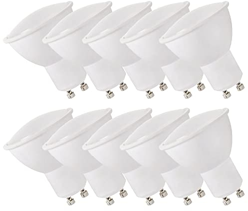 NCC-Licht 10x Spectrum LED Leuchtmittel Reflektor 1,5W = 22W GU10 120lm Warmweiß 3000K 120°