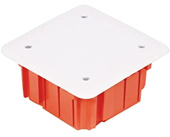 Instal-Box Installationsdose p/t 105x105x50mm Ziegelstein RAL 2012 0262-01 Elektro-plast Aufsteckplatte 5907569158881, Bunt
