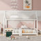 Moimhear Kinderbett, Hausbett 90 x 200 cm, Kleines Hausdesign, Kiefernholz Haus Bett for Kids