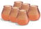 Bolsius Outdoor Kerze - Patio Light - Citronella - Koralle - Packung mit 6 - Lange Brenndauer von 40 Stunden - Outdoor Kerze - Außendekoration - Natürliche Extrakte - Veganes Wachs - Kein Palmöl