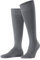 FALKE Herren Kniestrümpfe Energizing Cotton M Kh Baumwolle mit Kompression 1 Paar, Grau Pavement 3828, 45-46