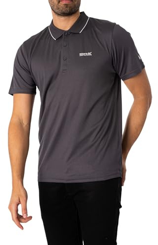 Regatta Maverick V Poloshirt für Herren, Größe S, Schwarz
