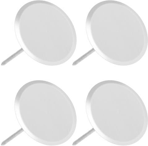Anneome 4pcs Stainless Steel Flower Nail for Baking Cakes, Effective Finishing and Icing Flower Creation Tool, for Sugar Paste and Petal Paste Cake Decorating Accessories