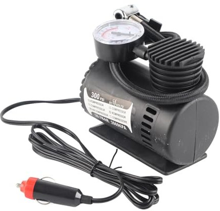 Compresseur D'air Portable, Pompe à Air De Compresseur De Gonfleur De Pneu Pour Pneus De Voiture, Pompe Automatique 12 V DC Avec Manomètre Numérique, Pompe à Air De Voiture Pour Voiture, Vélo, Moteur,