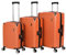 VERTICAL STUDIO 20 24 28 Koffer Reisekoffer 3er-Kofferset Trolley Mehrteilig mit Ziffern Kofferschloss aus Kunststoff (ABS) Vier Rollen (Odense Bronze)