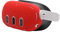 NUHFUFA Silikon-Schutzhülle für Quest 3, VR-Headset, VR-Zubehör, Anti-Staub, kratzfest, kompatibel mit Quest 3 Front-Kopfhörer, Rot
