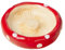 Folpus Ceramic Hamster House Mushroom Shaped Hamster Hideout Dwarf Hamster Feeding Bowl Hamster Hiding House for Small Animal Ferret Hedgehog, Food Bowl B