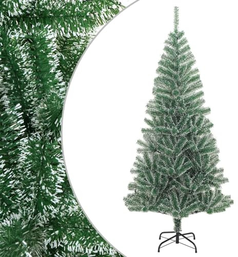 Camerina Árbol de Navidad Artificial Verde con Nieve 210 cm Arbol De Navidad Plegable Emergente