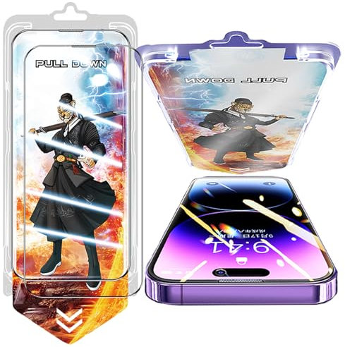 vumebao Protector de pantalla para iPhone 11/XR, pantalla completa, resistencia a los golpes militares, 9H+, protector de pantalla de cristal protector de pantalla compatible con iPhone 11/XR