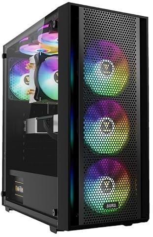 Genérico Vanguard Aura PC Gaming i5 con 32GB RAM, 4.8GHz, Tarjeta Gráfica GTX 1650, 3 Años de Garantía, Windows 11 Pro 512GB SSD