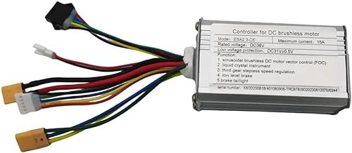 WEbjay E Bike Controller Display & Controller S1 S2 Elektroroller Skateboard Dashboard Controller Teile Brushed Motor Controller(Controller)