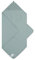 emma & noah UV-Einschlagdecke, 50+, geprüft, 0-8 Monate, Babydecke für Babyschale, Maxi Cosi®, Kindersitz, für Frühling und Sommer, Atmungsaktiv, Einfache Handhabung (Essential Mint)