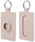 Novstuf Key Card Holder for Tesla Model 3/Y/X/S, Airtag Key Fob Cover Silicone Key Protector Key Chain Keyring Cover Accessories Anti-Lost and Scratch-Resistant for Tesla Model 3/Y/X/S - Pink