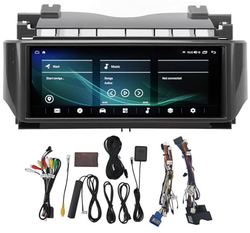 Brilluxa Range Rover Radio System, 12.3in Android Touchscreen GPS Navigation Stereo for Range Rover Vogue V8 L322 (8+128g)