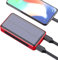 Portable Charger Solar Power Bank, 50000mAh High Capacity Portable Charger, Solar Panel Charger with Led Flashlights, Camping Waterproof External Backup Charge with 4 Outputs 3 Input LED Flashlight